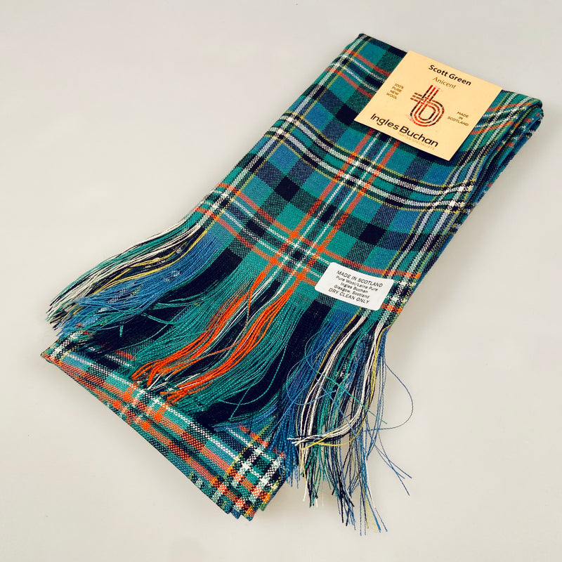 Scott Green Ancient Tartan Wool Sash