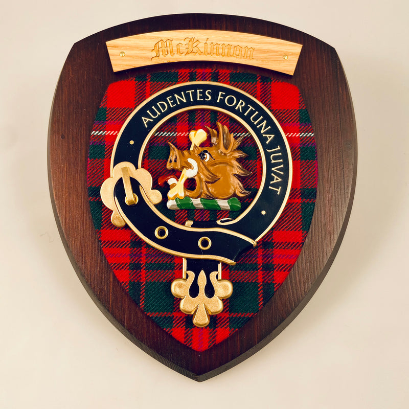 MacKinnon Clan Crest Plaque