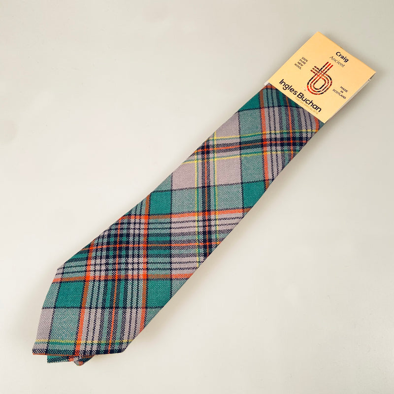 Pure Wool Tie in Craig Ancient Tartan