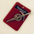 Clan Crest Pewter Kilt Pin with MacLellan Crest