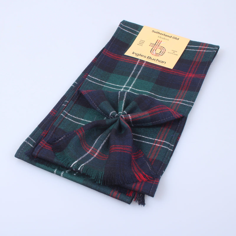 Wool Mini Sash in Sutherland Old Modern Tartan