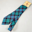 Pure Wool Tie in Russell Ancient Tartan displayed on a solid background, showcasing its classic design and soft texture.