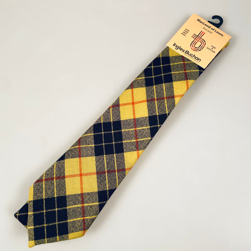 Pure Wool Tie in MacLeod of Lewis Ancient Tartan.