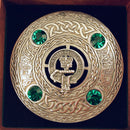 Robertson Clan Crest Pewter Plaid Brooch