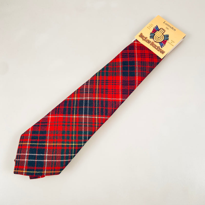 Pure Wool Tie in Lumsden Modern Tartan