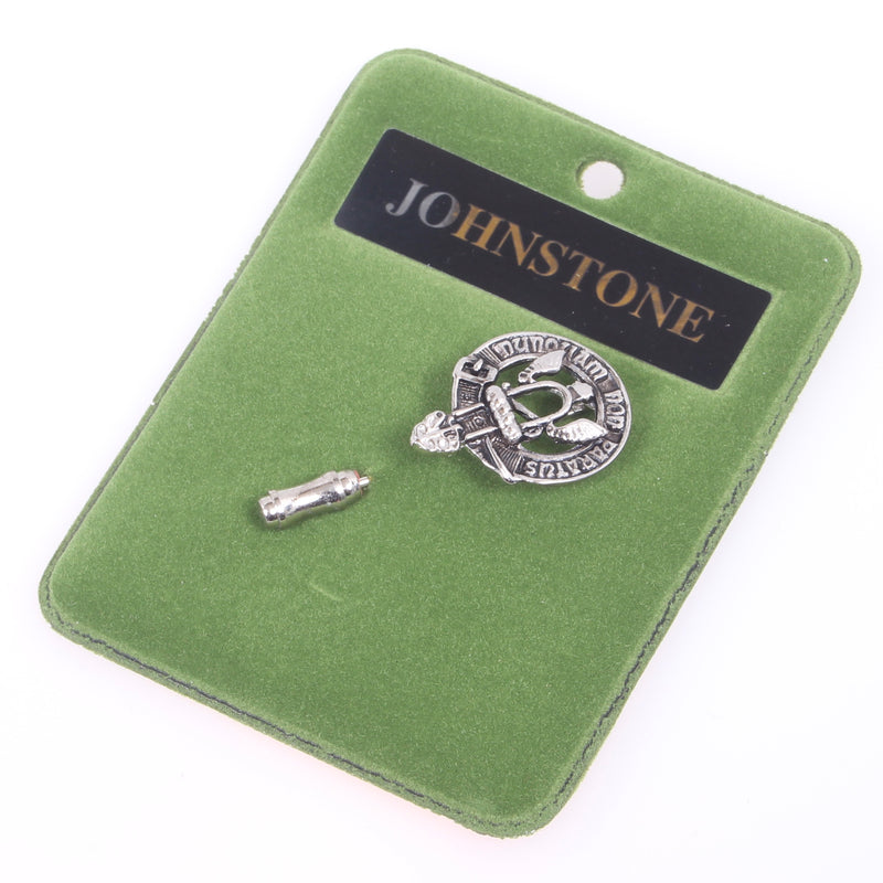 Johnstone Clan Crest Pewter Tie Pin