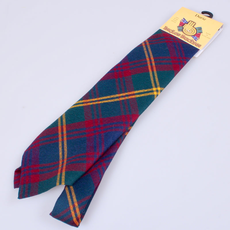 Pure Wool Tie in Durie Modern Tartan