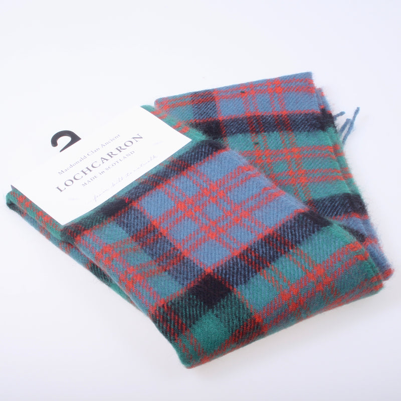 Lambswool Scarf in MacDonald Ancient Tartan