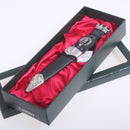 Lamont Clan Crest Stone Top Thistle Design Sgian Dubh