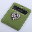 Ross Clan Crest Small Pewter Pin Badge