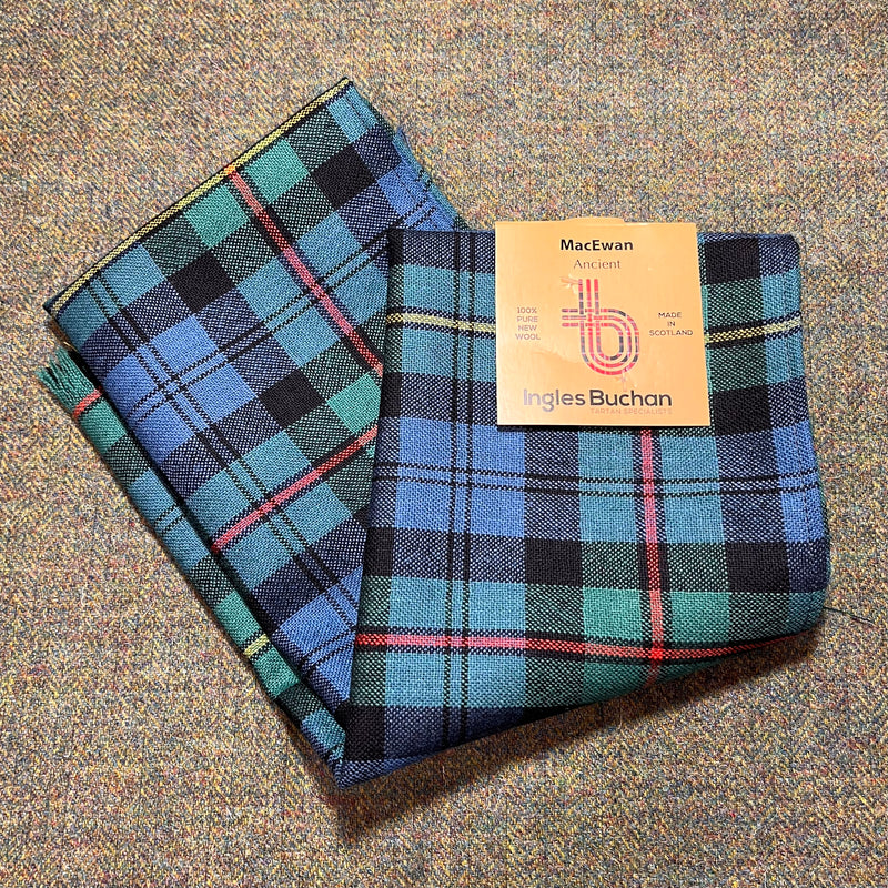 Wool Scarf in MacEwen Ancient Tartan