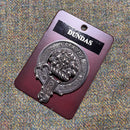 Dundas Clan Crest Badge in Pewter