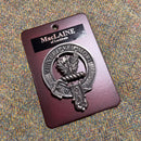 MacLaine of Lochbuie Clan Crest Badge in Pewter