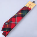 Pure Wool Tie in Boyd Modern Tartan showcasing its vibrant color and luxurious texture, perfect for adding elegance to any outfit.