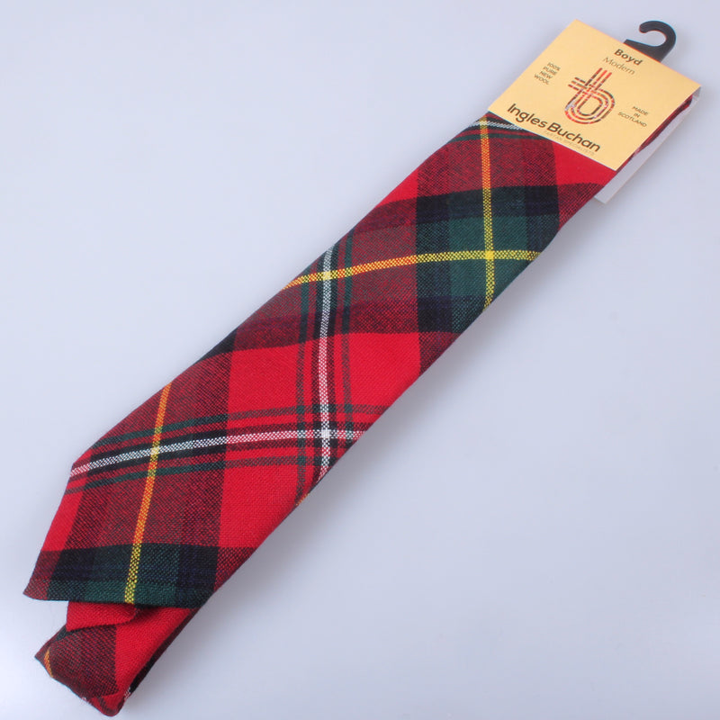 Pure Wool Tie in Boyd Modern Tartan