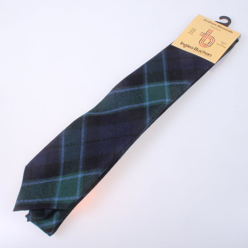 Pure Wool Tie in Graham of Mentieth Modern Tartan