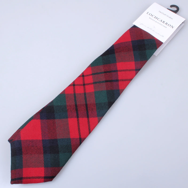 Luxury Pure Wool Tie in MacDuff Modern Tartan