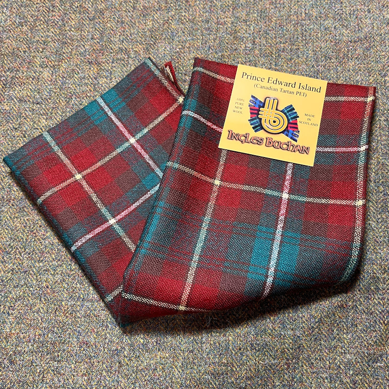 Wool Scarf in Prince Edward Island Tartan