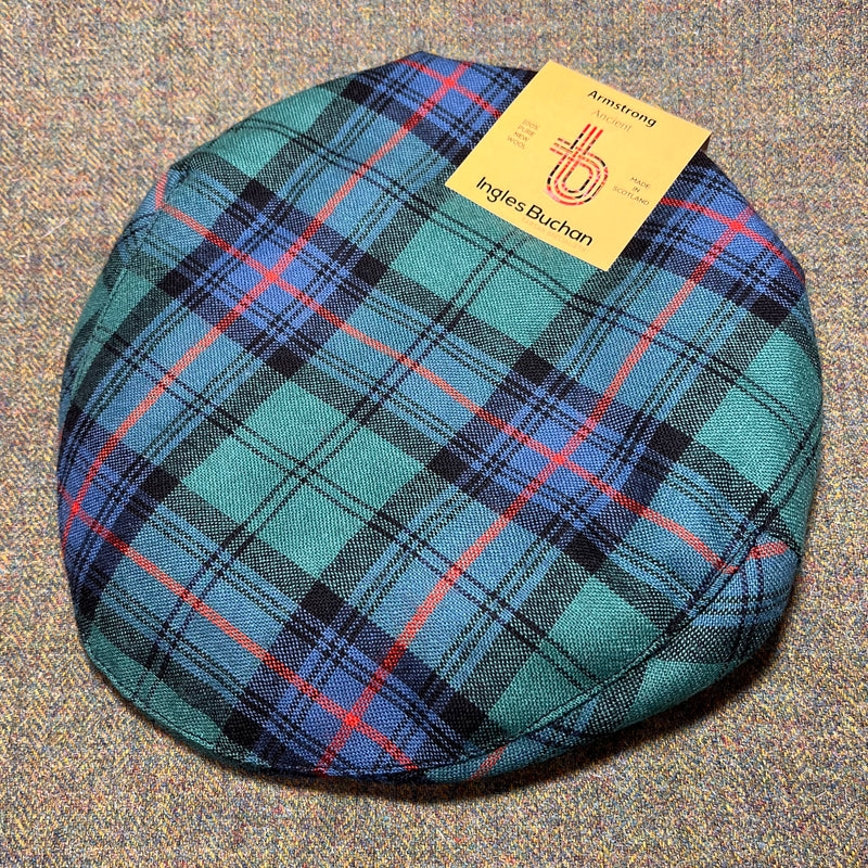 Pure Wool Golf Cap in Armstrong Ancient Tartan
