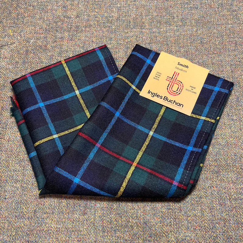 Wool Scarf in Smith Modern Tartan.
