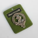 MacGregor Clan Crest Badge in Pewter