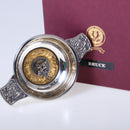 Bruce Clan Crest Quaich with Gold Trim