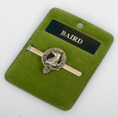 Baird Clan Crest Pewter Tie Slide