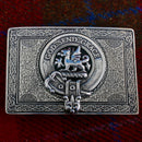Crichton Pewter Clan Crest Buckle For Kilt Belts