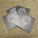 Davidson Clan Crest Slate Coaster