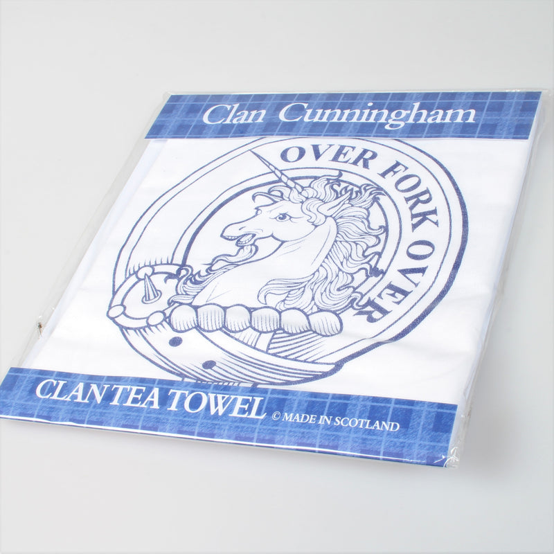 Cunningham Clan Crest Tea Towel (To Clear)
