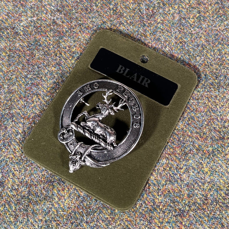 Blair Clan Crest Badge in Pewter