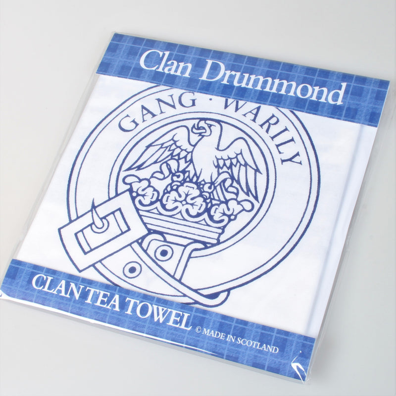 Drummond Clan Crest Tea Towel (To Clear)