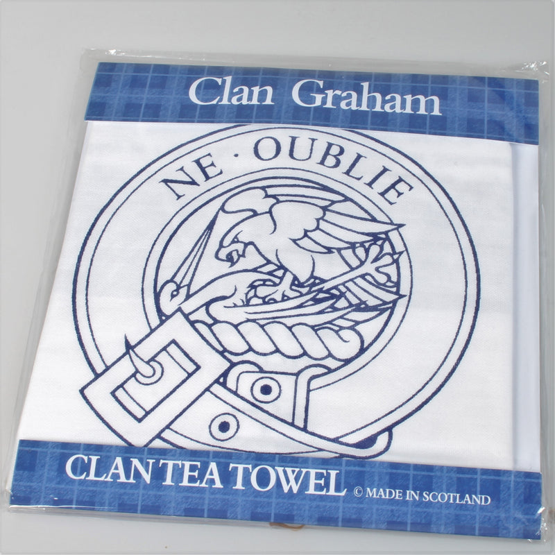 Graham Clan Crest Tea Towel (To Clear)