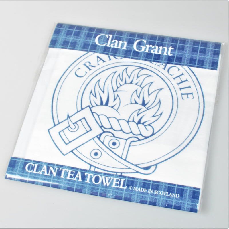 Grant Clan Crest Tea Towel (To Clear)