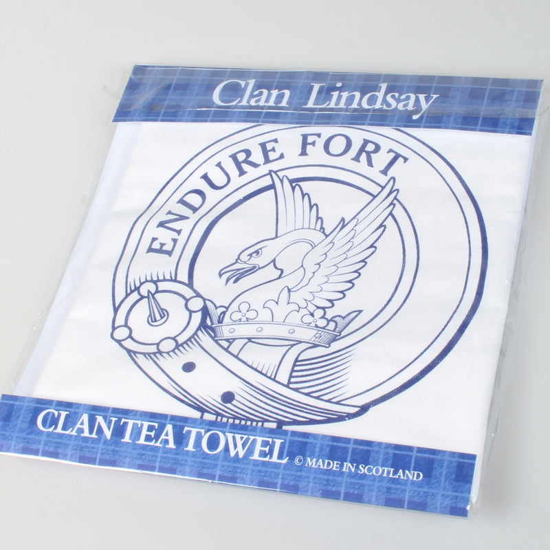 Lindsay Clan Crest Tea Towel (To Clear)