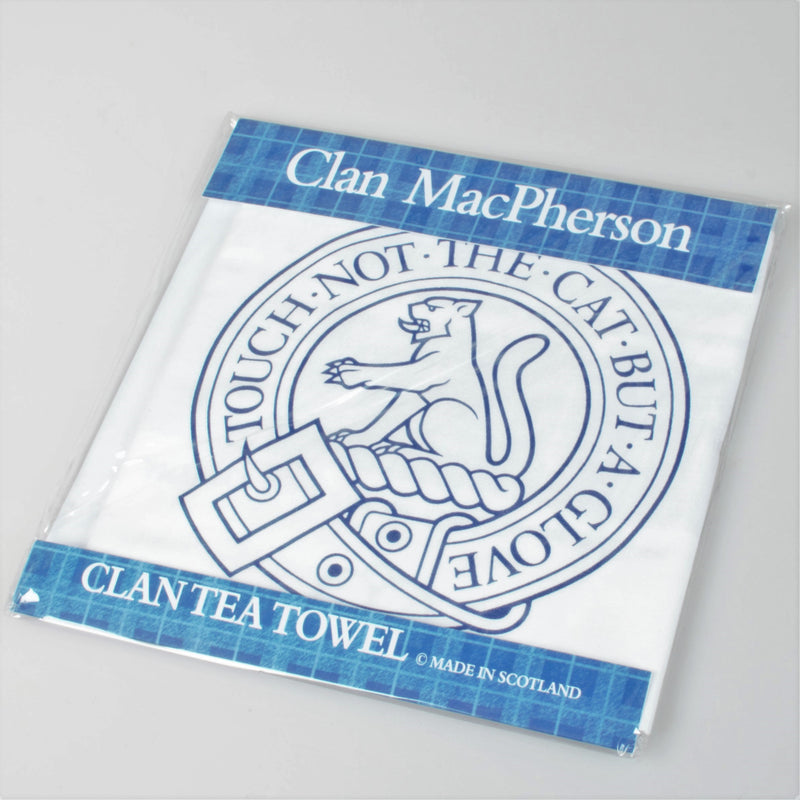 MacPherson Clan Crest Tea Towel (To Clear)