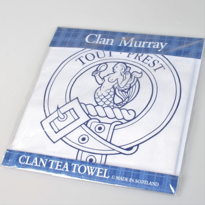 Murray Clan Crest Tea Towel (To Clear)