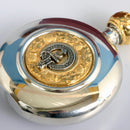 Hannay Clan Crest Pewter Sporran Flask