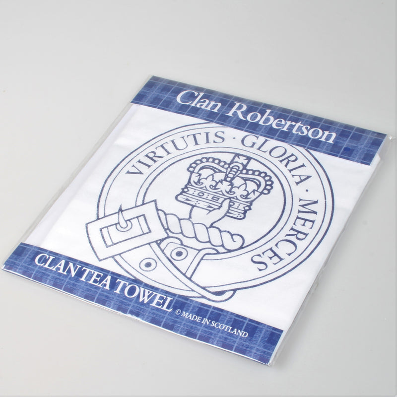 Robertson  Clan Crest Tea Towel (To Clear)