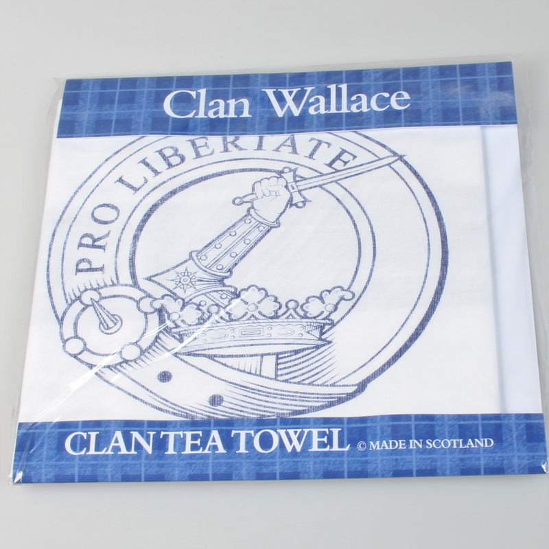 Wallace Clan Crest Tea Towel (To Clear)