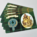 McArthur Clan Crest and Tartan Postcard 5 pack showcasing Scottish heritage