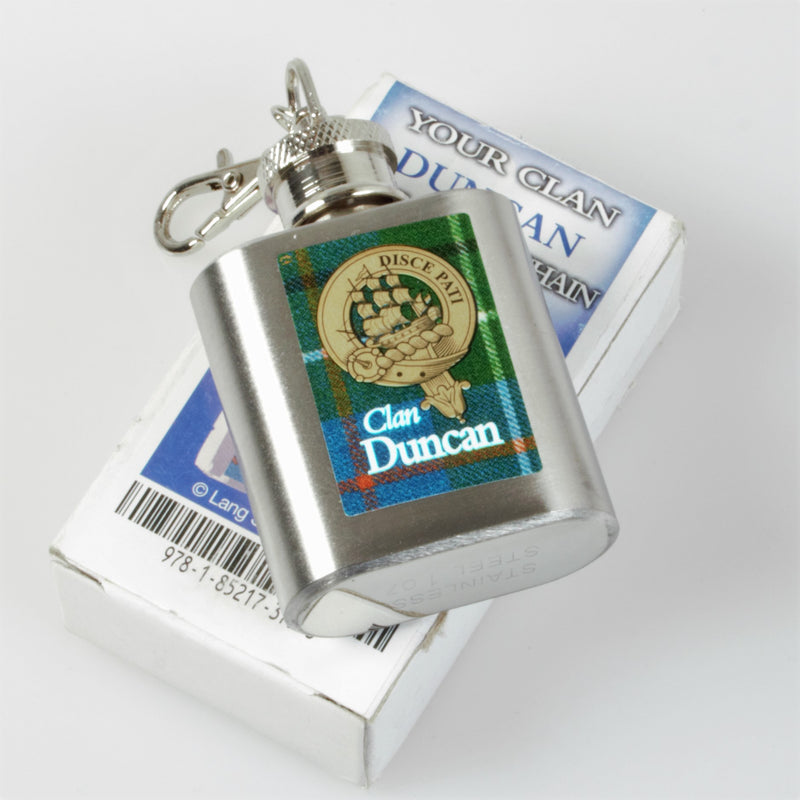 Duncan Clan Crest Nip Flask (to clear)