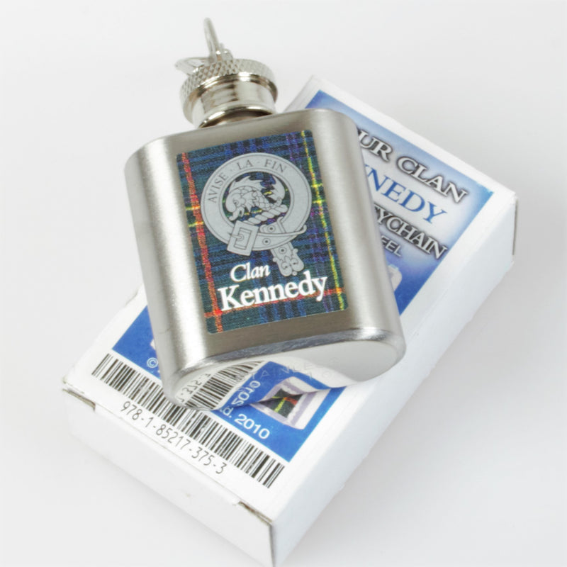 Kennedy Clan Crest Nip Flask (to clear)