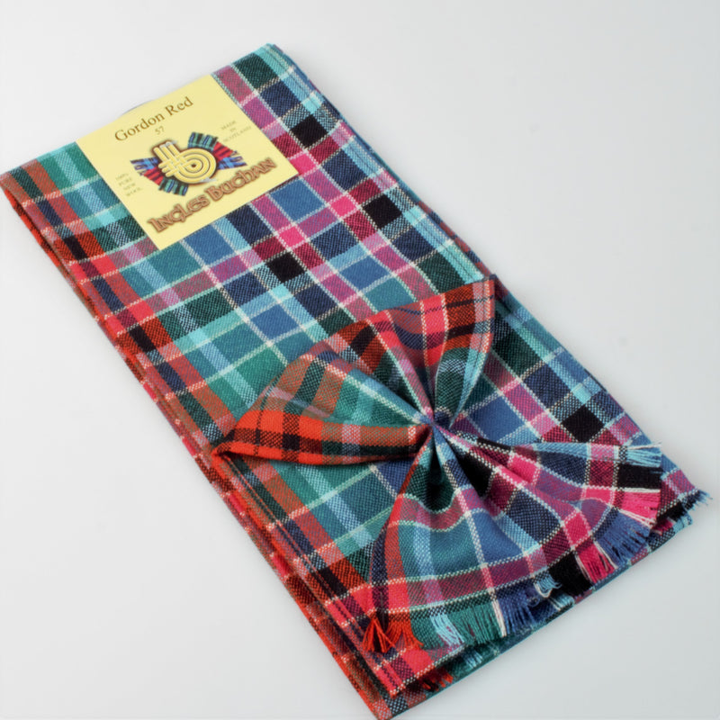 Mini Sash in Gordon Red Tartan