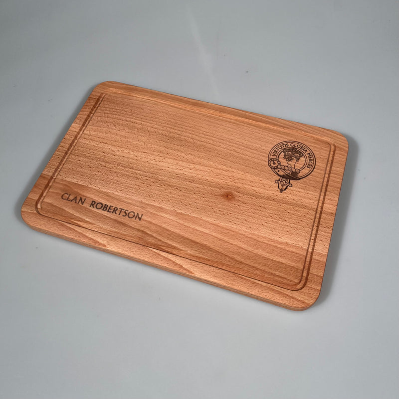 Clan Crest Engraved Wooden Chopping board