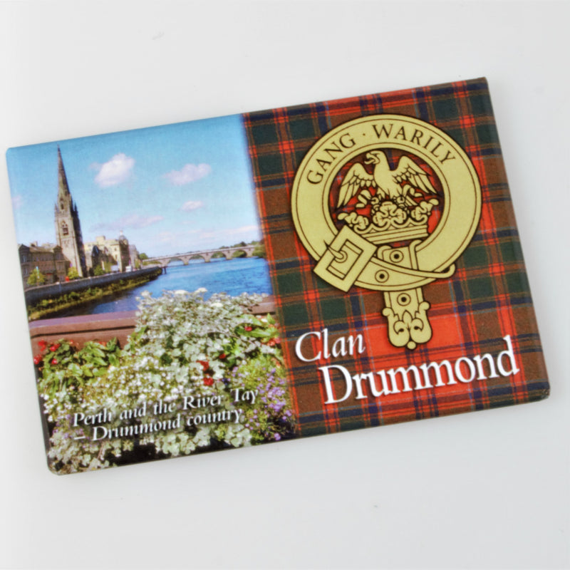 Drummond Clan Crest Fridge Magnet