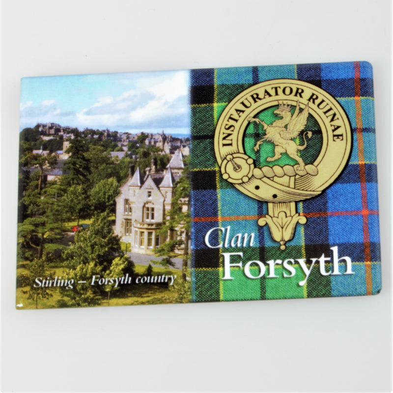 Forsyth Clan Crest Fridge Magnet