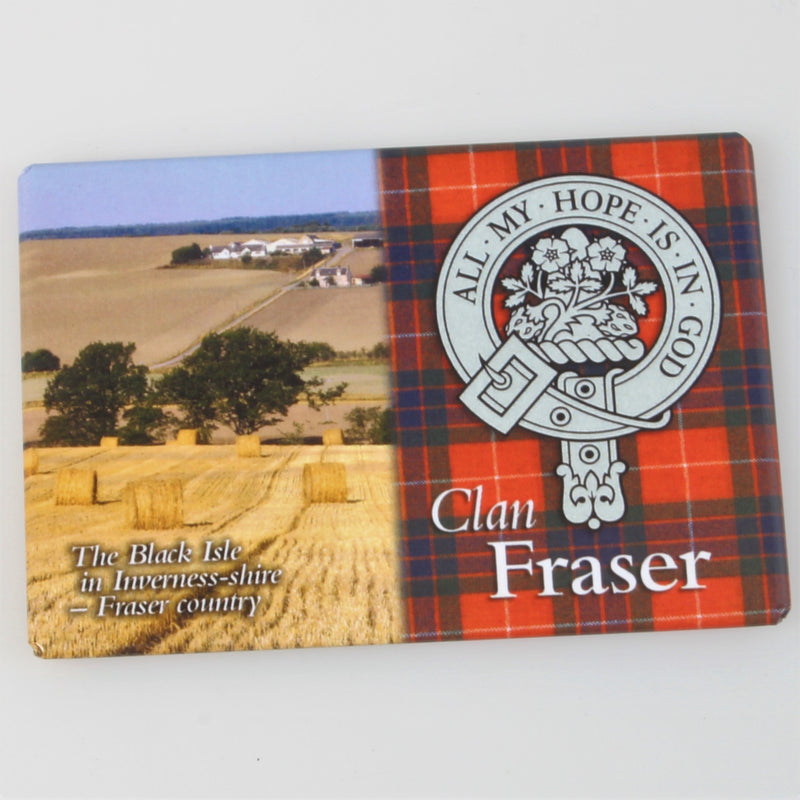 Fraser Clan Crest Fridge Magnet