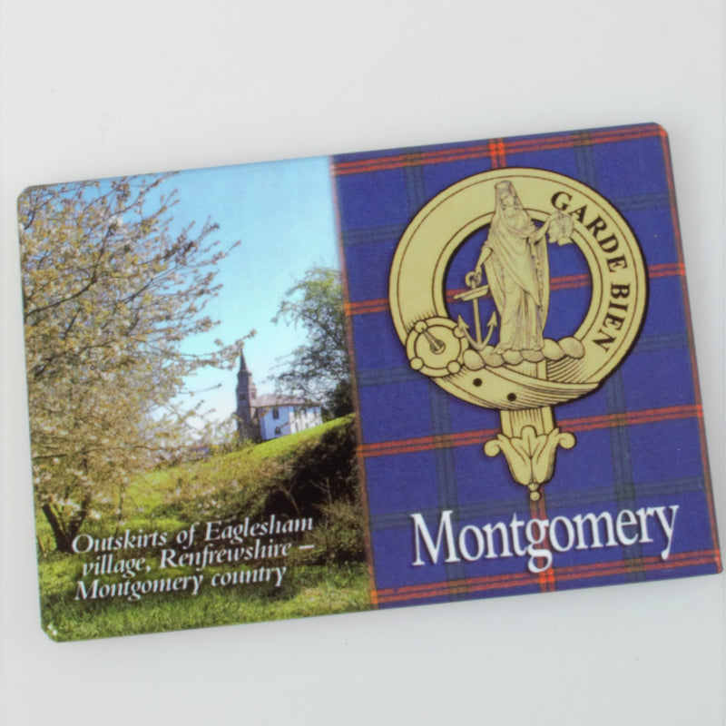 Montgomery Clan Crest Fridge Magnet