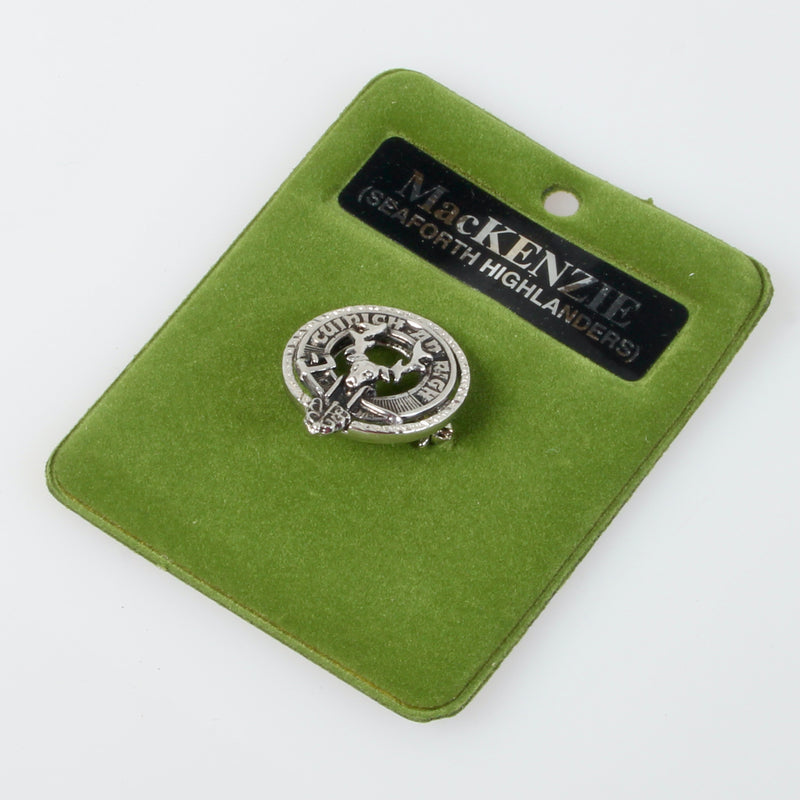 MacKenzie Scottish Clan Crest Pewter Badge Or Kilt Pin – Celtic, Lead-Free, Made In UK